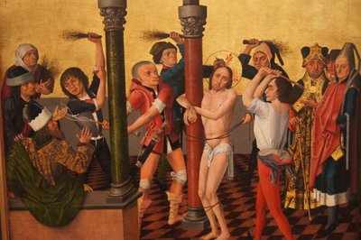 Retable de Colmar (Flagellation) - Caspar Isenmann